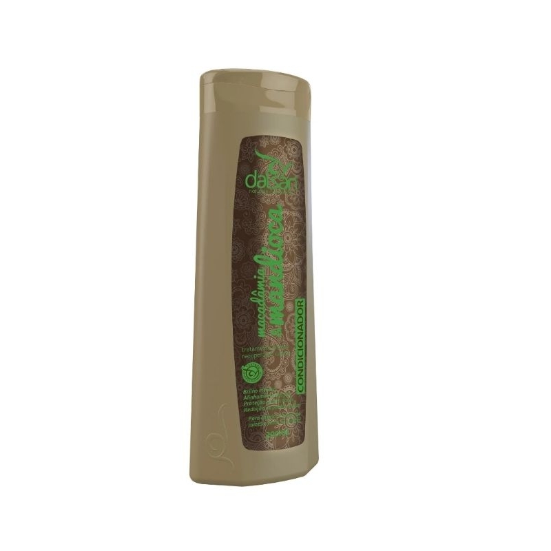 CONDICIONADOR MANDIOCA & MACADÂMIA 300ML - Linha Profissional - DALSAN NATURALLIS COSMETICOS - Cabelos Oleosos na raiz e secos nas pontas - hidratação e resistência
