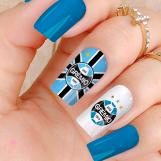 12 peliculas de unha time GREMIO grêmio fc TRICOLOR GAUCHO em Oferta na Shopee