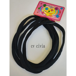 Rabico Elástico De Cabelo /grande/Preto