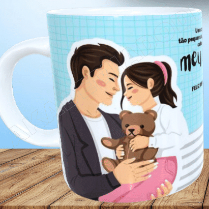 Caneca Dia dos Pais "Super Pai" - O Presente Perfeito para o Herói da Nossa Vida!