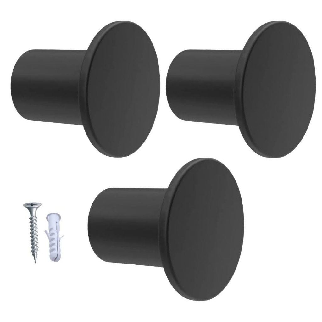 Kit 3 Pino Suporte Parede Pendurador Espelho Adnet Bolsas Casacos Boné Roupas Decoração Casa Promoção Preto em Oferta na Shopee