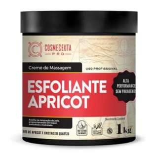 CREME DESODORANTE DE MASSAGEM ESFOLIANTE APRICOT 1KG COSMECEUTA em Oferta na Shopee