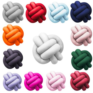 Almofada Nó Nozinho Escandinavo Varias Cores Linda Decoração Luxo em Oferta na Shopee