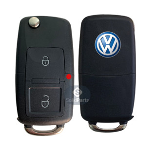 Chave Canivete Saveiro Vw Capa Carcaça Volkswagem 2 Botões Jetta Polo Golf Gol G5 Bora Fox Voyage