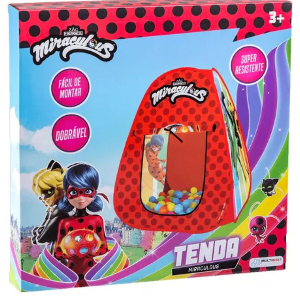 Tenda Miraculous - Barraca Portátil - MULTIKIDS
