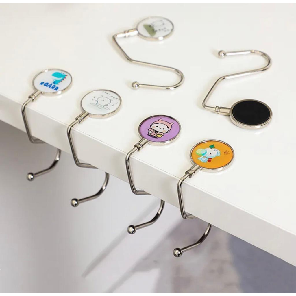 Kit 2 Suportes De Mesa Bolsas Mochilas Cabide em Oferta na Shopee