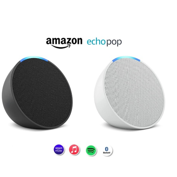 Echo Pop Novo Lacrado na Caixa- Nova Versão da amazon Alexa 2023 Echo Pop preto ou branca