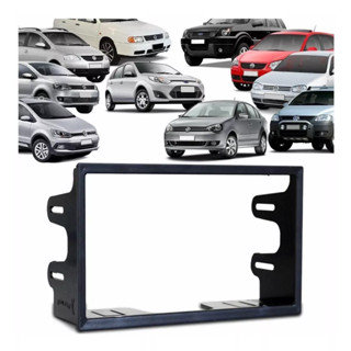 Moldura Central DVD Multimidia 2 DIN Fox Polo Golf Ecosport Fiesta