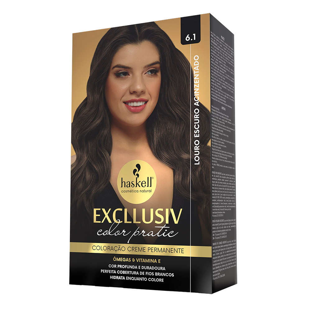 Kit Color Pratic 6.1 - Louro Escuro Acizentado Haskell