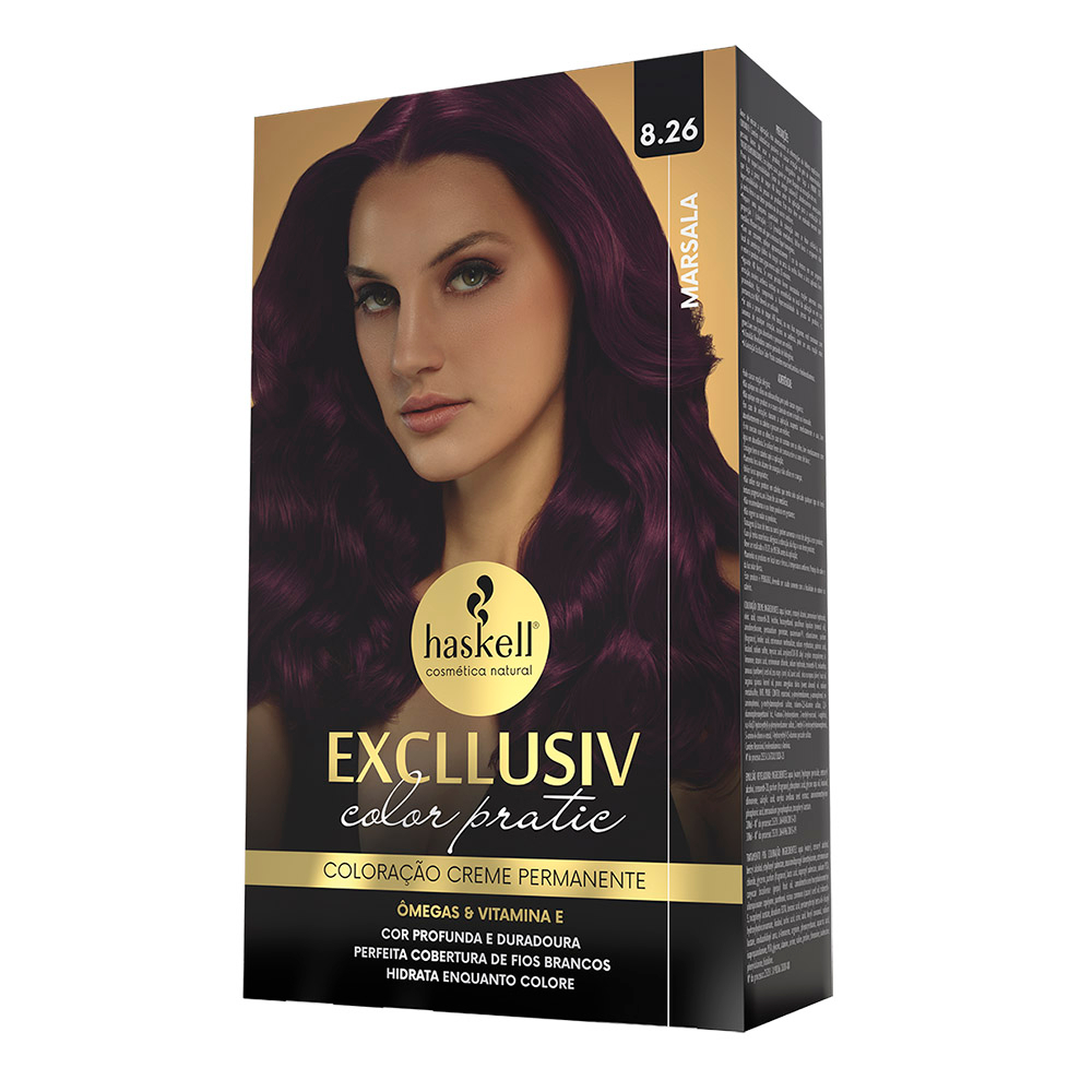 Kit Color Pratic 8.26 - Marsala Haskell