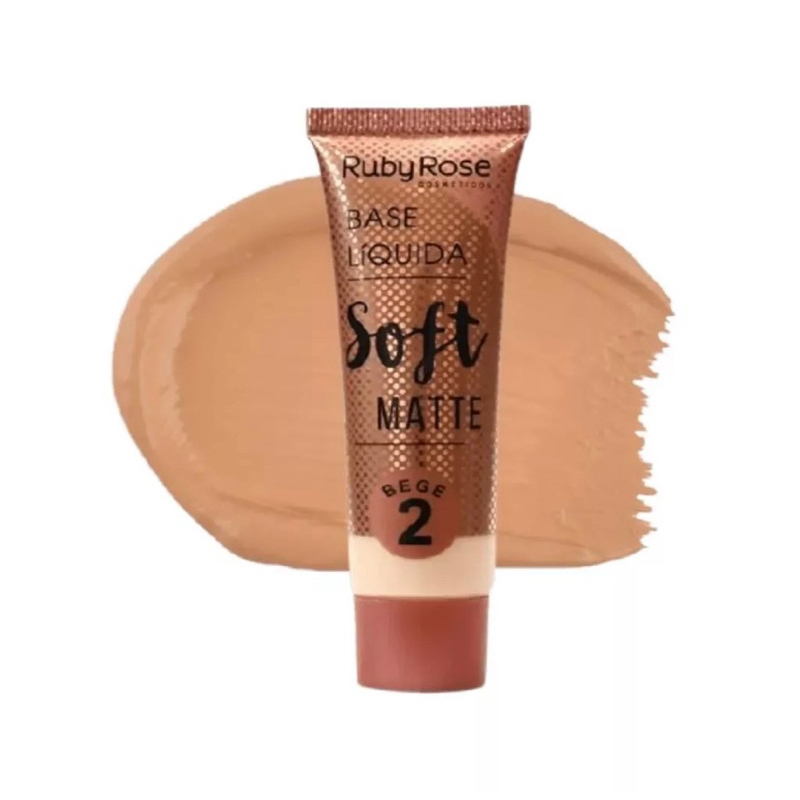 Base Soft Matte Bege 2 Alta Cobertura