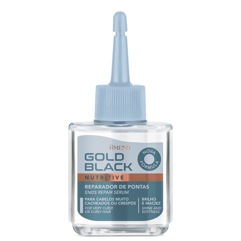 Amend Gold Black Nutritivo Ultra - Reparador de Pontas 30ml