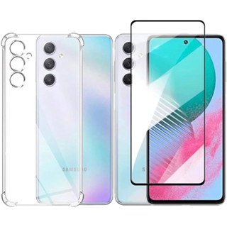 Kit Capa Anti Impacto Transparente + Película 3D P/ Samsung M54