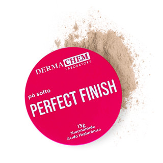 Po Solto Facial Perfect Finish Acabamento Matte e Natural Niacinamida e Acido Hialuronico  Dermachem