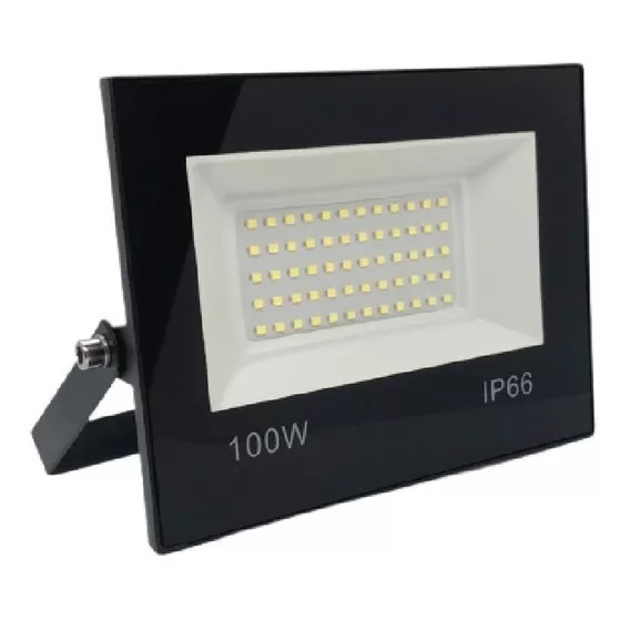 Refletor Led 100w Holofote Mini Smd Led Bivolt Prova Dágua Branco Frio ip66 Oferta
