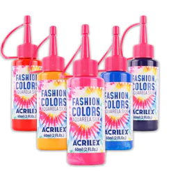 Tinta Aquarela Silk - Fashion Colors - Acrilex 60 ml