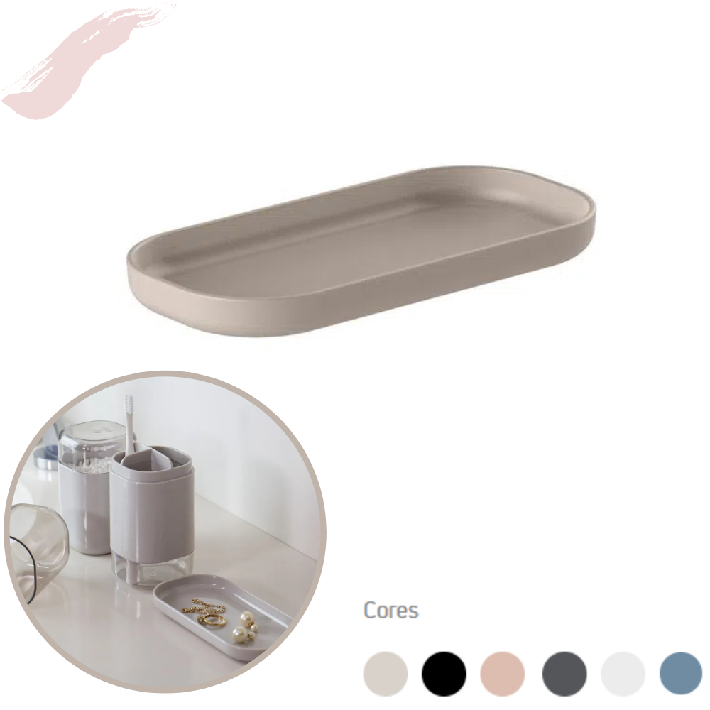 Bandeja Para Organização de Banheiro Pia Lavabo <Ou> Multiuso