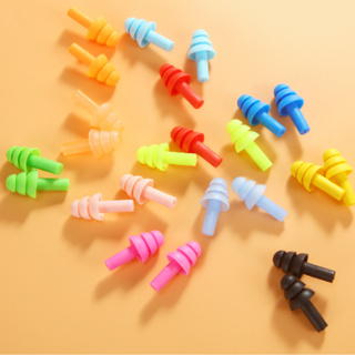 Kit Protetor de Ouvido Auricular Silicone Para Natação Abafar Sons Barulho Anti Ruído LR-0165 em Oferta na Shopee