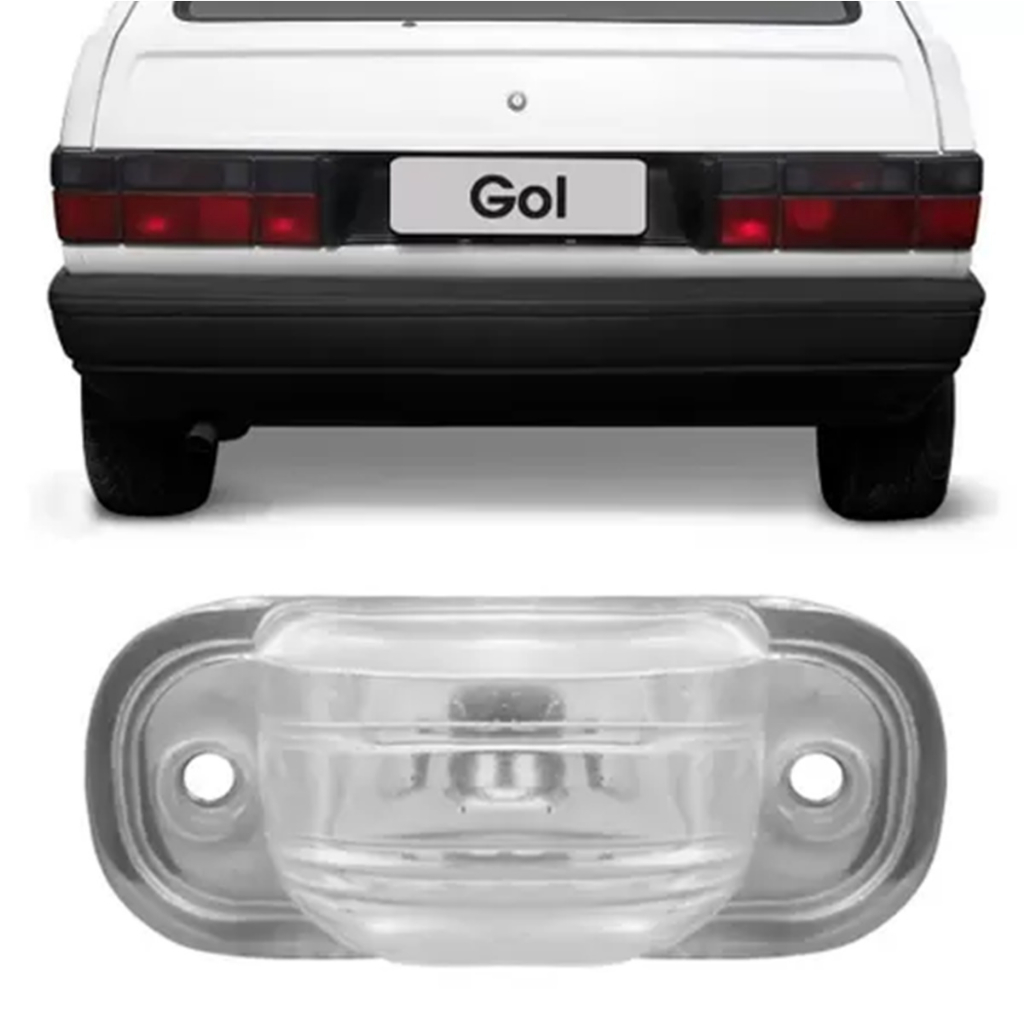Luz de Placa Gol Kombi 1980 1981 1982 1983 1984 1985 Unidade