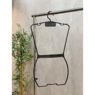 Cabide Collant Silhueta Adulto Preto - 5 Unidades