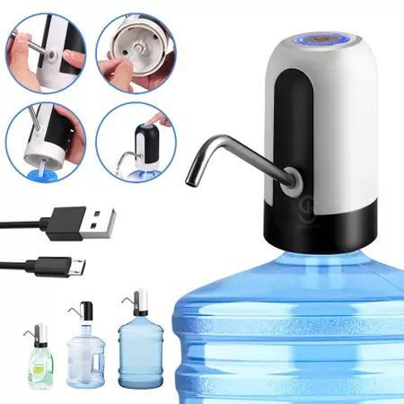 Bomba Automática Para Garrafão Bebedouro s - Recarregável Usb