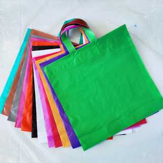 kit com 50 Sacolas plásticas Alça Fita 40x50  em Alta Densidade espessura 15 micras em Oferta na Shopee