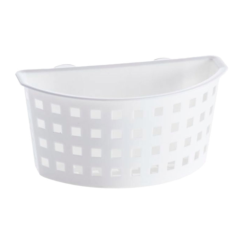 Cesto Organizador Multiuso com Ventosa 10cm x 21cm x 10cm em Oferta na Shopee