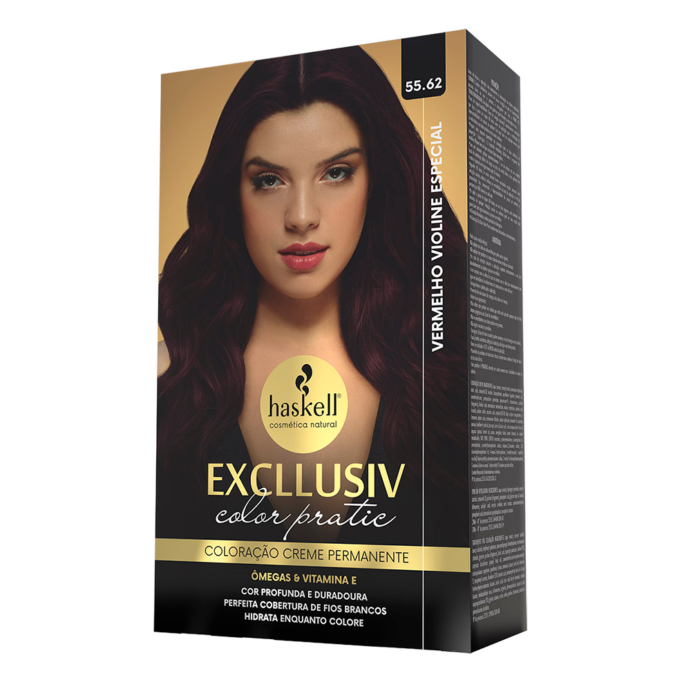 Kit Color Pratic 55.62 - Vermelho Violine Especial Haskell