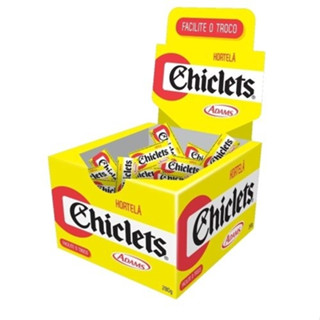 Chiclete Chiclets com 100un - Sabor Hortelã