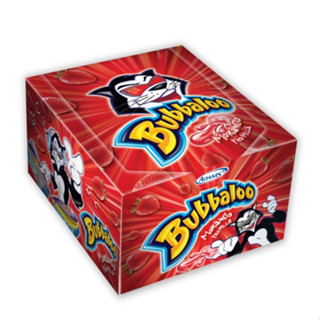 Chiclete Bubbaloo 60un - Sabor Morango