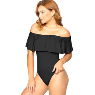 Body Maiô Feminino Ciganinha Babado