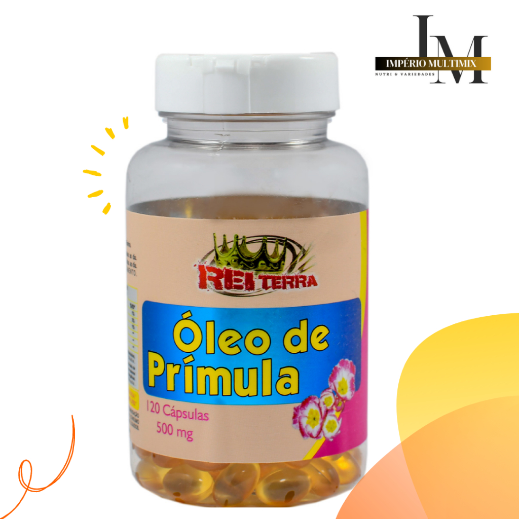 Óleo de Prímula 500mg 60 Cápsulas - Rei Terra