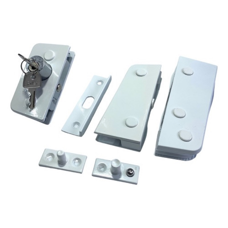 Kit Porta Vidro/blindex Pivotante com Miolo Vidro Alvenaria fácil instalação