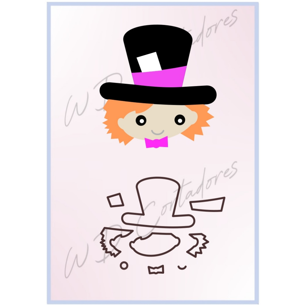 cortador chapeleiro maluco (alice no pais das maravilhas)