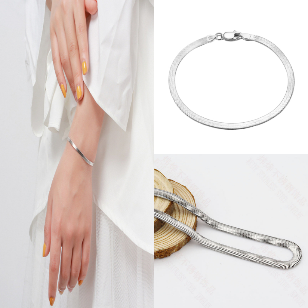 Pulseira de Laminada Aço inoxidável Antialérgico em Oferta na Shopee