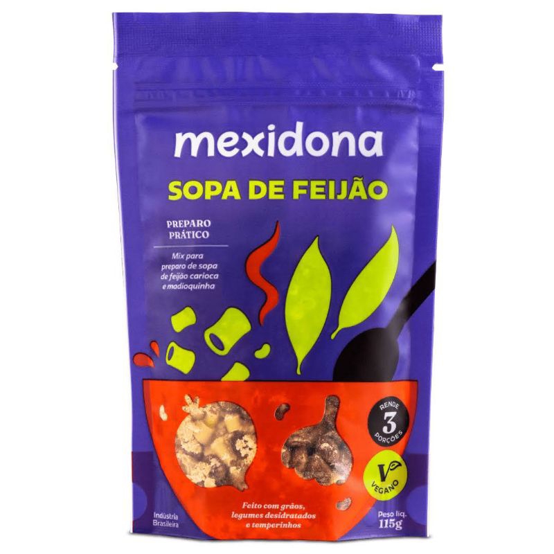 Sopa de Feijão Funcional 115g - Mexidona