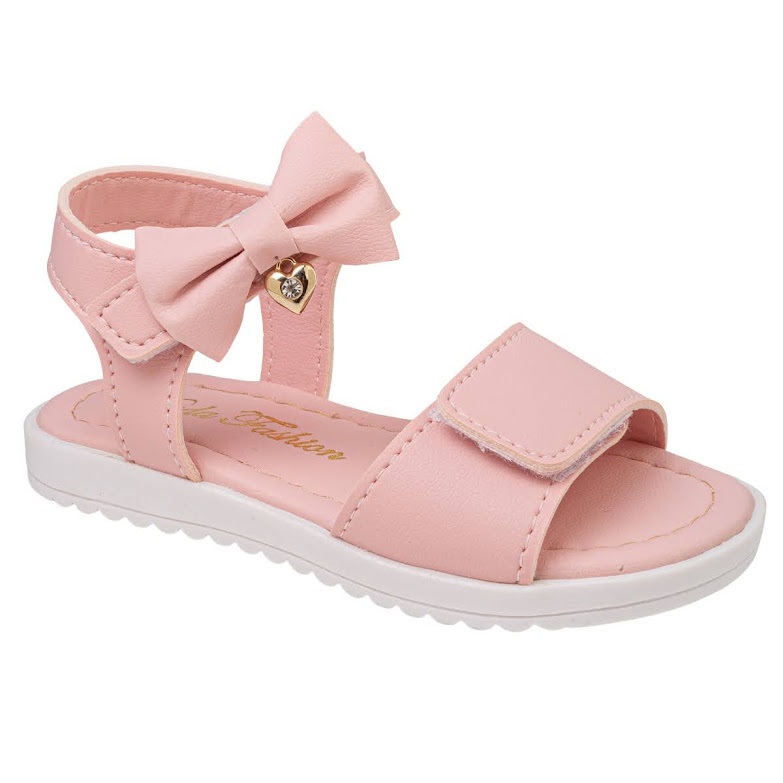 Papete infantil feminina rosa laço