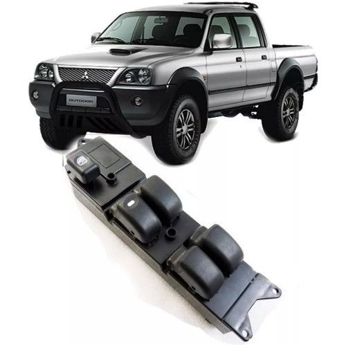 Botão Interruptor Comando Vidro Eletrico Dianteiro Esquerdo Motorista Mitsubish L200 Colt Lancer Pajero Outlander Lance