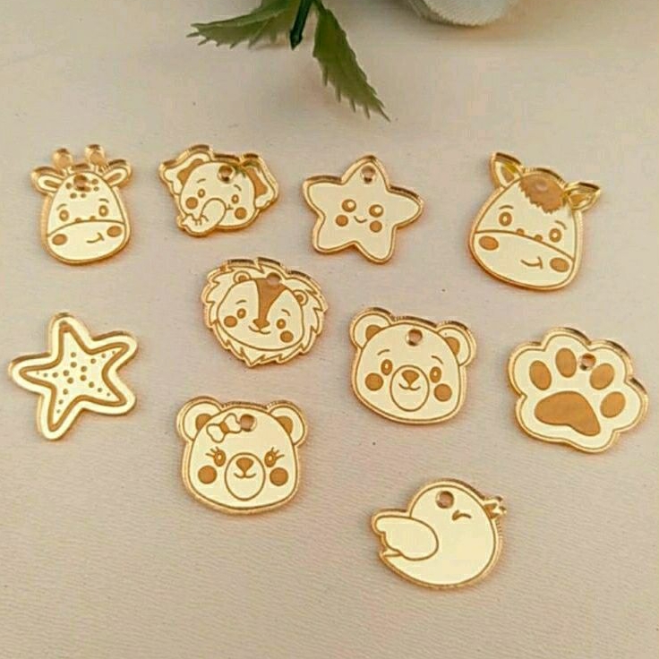 10 ou 30 TAG/Apliques Bichinhos