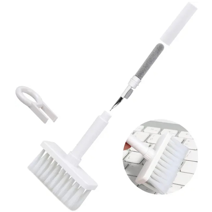 5 em 1 escova que limpa teclado, fone, celular, câmera, computador [ kit de limpeza ]