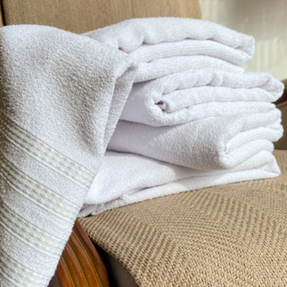 Toalha Banho Branca 100% Agodão em Oferta na Shopee