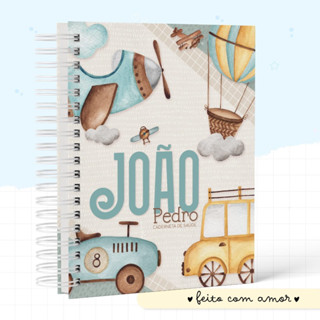 Caderneta De Vacina Vacinação Saúde Da Criança Atualizada SUS Personalizada Menino com Nome e Tema em Oferta na Shopee