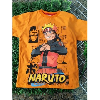 camiseta do naruto e one pice 100% algodão infantil manga curta