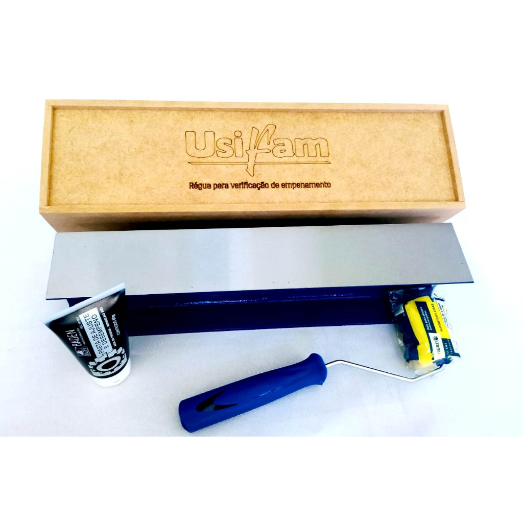 Régua 33cm Para Verificar Empenamento De Cabeçote E Bloco / Com Caixa em Oferta na Shopee