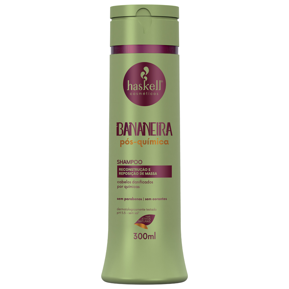 Shampoo Bananeira 300ml Haskell