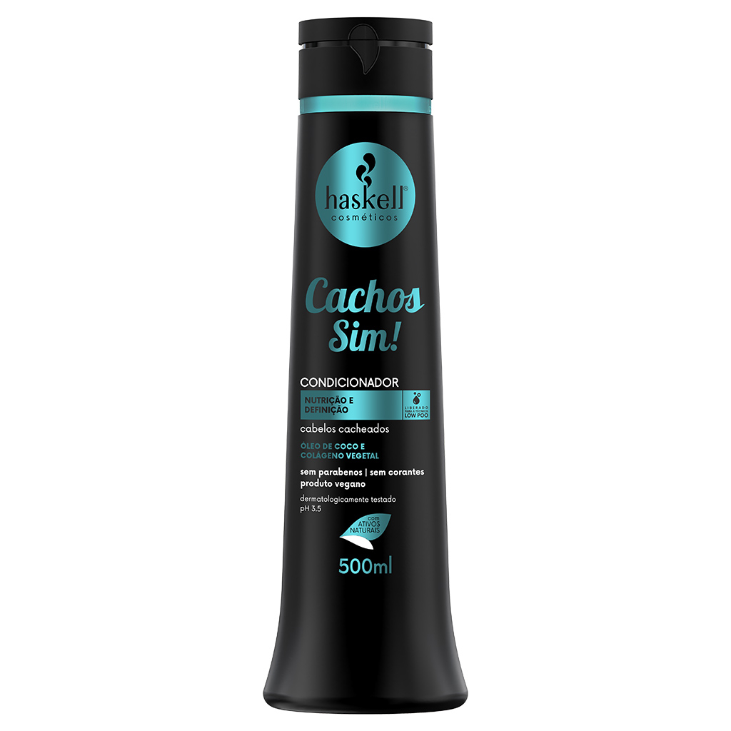 Condicionador Cachos Sim 500ml Haskell