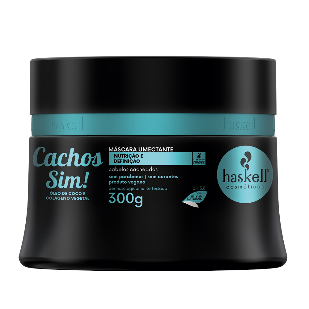 Máscara Umectante Cachos Sim 300G Haskell