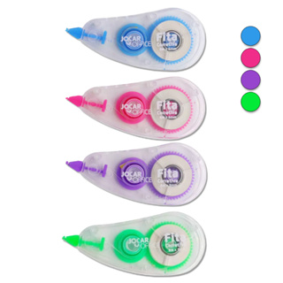 Fita corretiva branca escolar Leo & Leo 6m x 5mm, correção instantânea, super prática, não mancha. em Oferta na Shopee