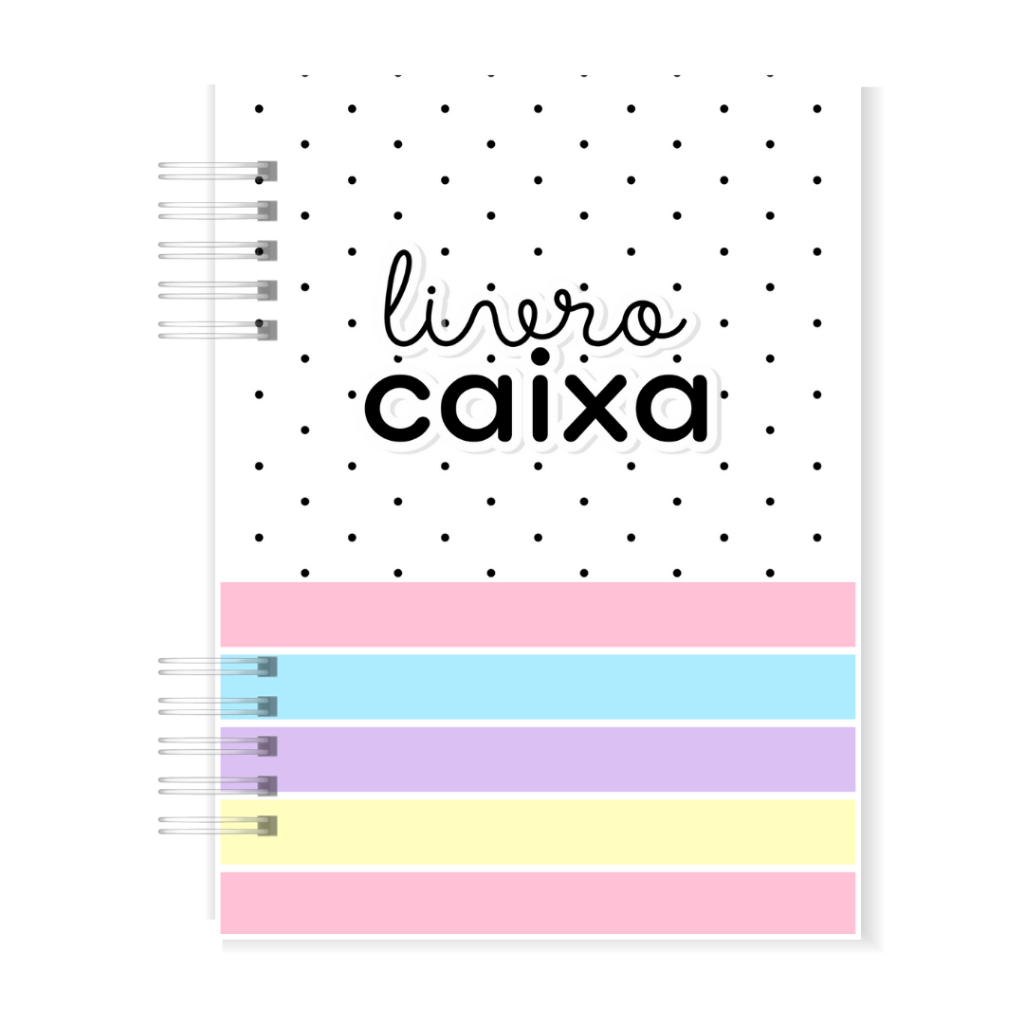 Caderno Livro Caixa - Fluxo de Caixa - Controle de Entradas e Saídas (200 páginas)