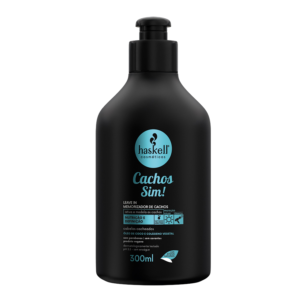 Leave In Cachos Sim Memorizador 300ml Haskell